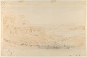 Pentedatelo, Calabre, Italie - Edward Lear