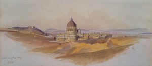 Saint-Pierre de Rome vu de la Villa Dorta Pamphili