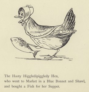 La poule précipitée - Edward Lear