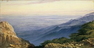Les Plaines de Lombardie depuis le Monte Generoso, 1880