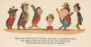 Il y avait une vieille dame de Chertsey, qui fit une révérence remarquable, tirée de 