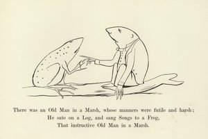 Il y avait un vieil homme dans un marais, dont les manières étaient futiles et dures - Edward Lear
