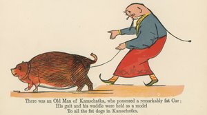 Il y avait un vieil homme de Kanschatka, qui possédait un chien remarquablement gras, tiré de 
