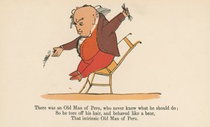 Il y avait un vieil homme du Pérou, qui ne savait jamais quoi faire, extrait de 