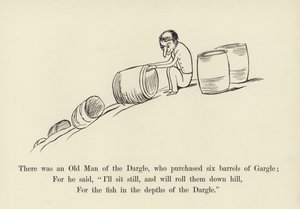 Il y avait un vieil homme de Dargle, qui acheta six barils de Gargle - Edward Lear