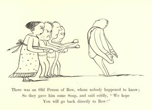 Il y avait un vieil homme de Bow, que personne ne connaissait - Edward Lear