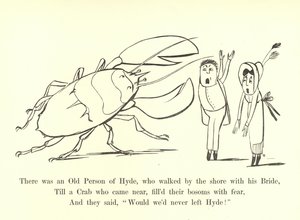 Il y avait une vieille personne de Hyde, qui marchait sur le rivage avec sa mariée - Edward Lear