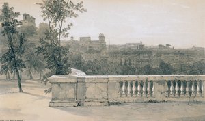 Rome depuis le Monte Pincio - Edward Lear