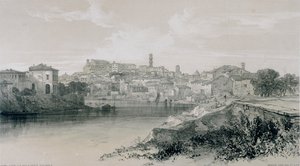 Rome depuis la via Porta San Paolo
