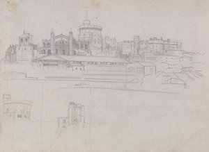 Le château de Windsor - Edward Lear