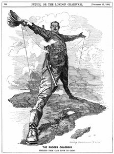 Cecil John Rhodes, extrait de Punch - Edward Linley (after) Sambourne
