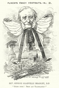 Caricature de Punch : George Granville Bradley, divin, érudit et doyen de Westminster anglais - Edward Linley (after) Sambourne