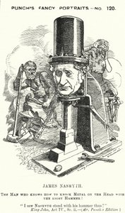 Caricature de Punch : James Nasmyth