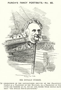 Caricature de Punch : Sir Donald Currie