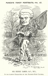 Caricature de Punch : Sir Henry James