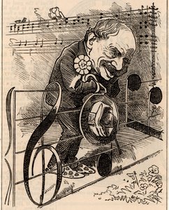 Caricature de Julius Benedict - Edward Linley Sambourne