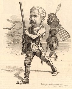 Illustration avec Henry Morton Stanley - Edward Linley Sambourne
