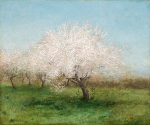 Pommiers dans un pré 1890 - Edward Mitchell Bannister