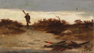 Pêcheur au bord de l