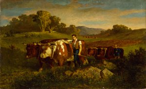 Les bergers avec les vaches