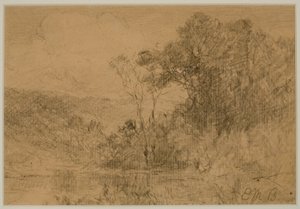Paysage, bois (#36) vers 1880