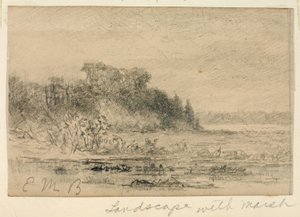 Paysage avec marais - Edward Mitchell Bannister