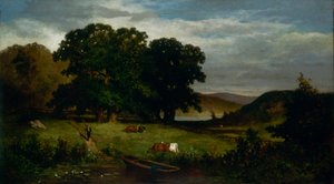 Chênes, 1876 - Edward Mitchell Bannister