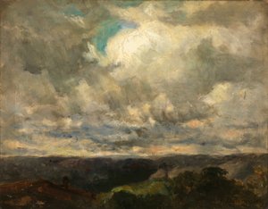 Sans titre (paysage, ciel nuageux)