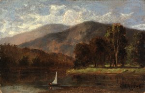Sans titre (voilier dans la rivière) - Edward Mitchell Bannister