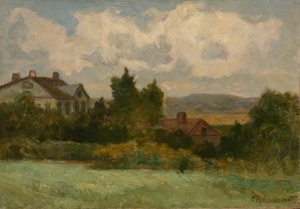 Maisons et arbres sans titre