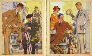 Publicité pour les vêtements Hart, Schaffner & Marx, pub. 1900