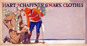 Publicité pour les vêtements Hart, Schaffner & Marx, pub. 1900