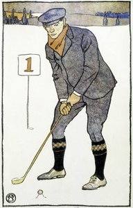 Calendrier : « Golf Calendar » par Edward Penfield