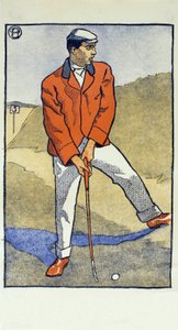 Juin/Juillet, détail du calendrier de golf de 1931
