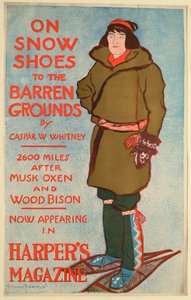 Auf Schneeschuhen zum Ödland - Edward Penfield