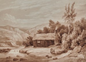 Paysage avec cottage - Edward Pretty