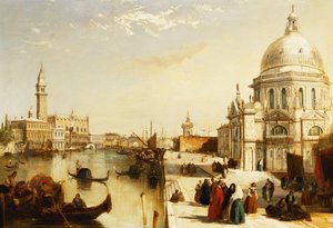 Le Grand Canal avec Santa Maria della Salute, Venise