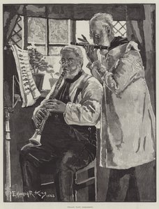 Répétition des musiciens du village