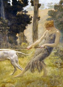Femme Marchant avec son Chien