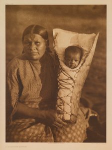 Une mère comanche - Edward S. Curtis
