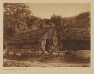 Maison des Diegueños à Santa Ysabel - Edward S. Curtis