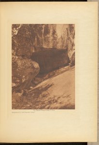 Entrée de la grotte peinte - Edward S. Curtis