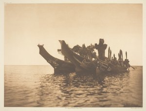 Danseurs Masqués en Canoës-Qagyuhl A