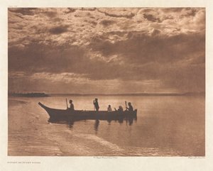 Portfolio IX, Planche 316: Coucher de soleil sur Puget Sound