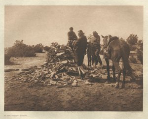 Portfolio I, planche 30 : Au sanctuaire-Navaho