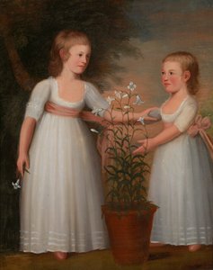 Les enfants Davis Eliza Cheever Davis et John Derby Davis, 1795