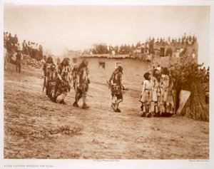 Danseurs de serpent entrant dans la Plaza - Edward Sheriff (after) Curtis