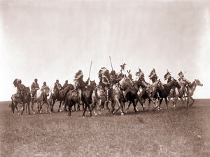 Brule Sioux War Party, c.1907 - Edward Sheriff Curtis