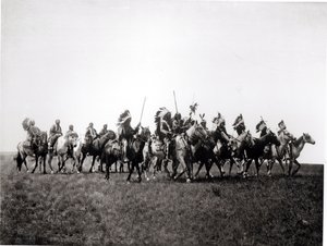 Partie de guerre Brûlée - Edward Sheriff Curtis