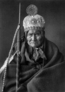 Geronimo (1829-1909), chef Apache
